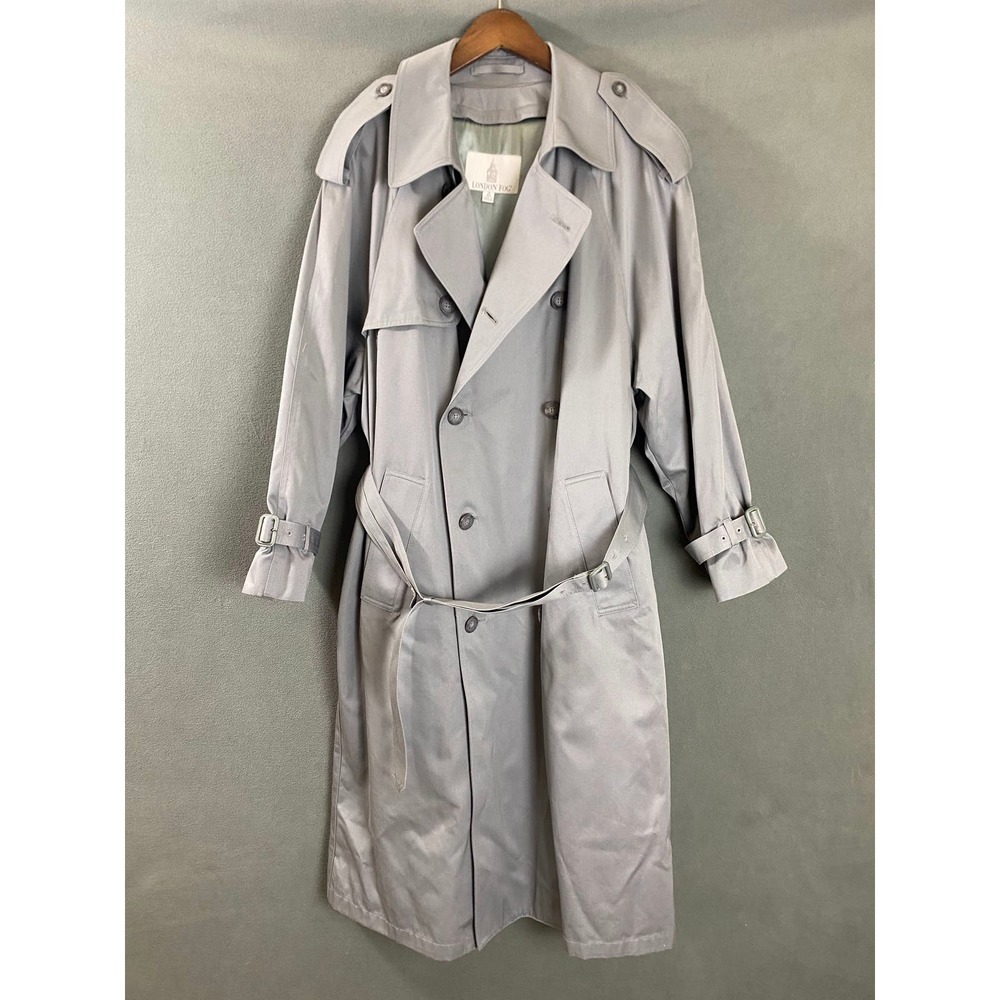 LONDON FOG Vintage Double Breasted Trench Coat Size 38 Reg Unisex